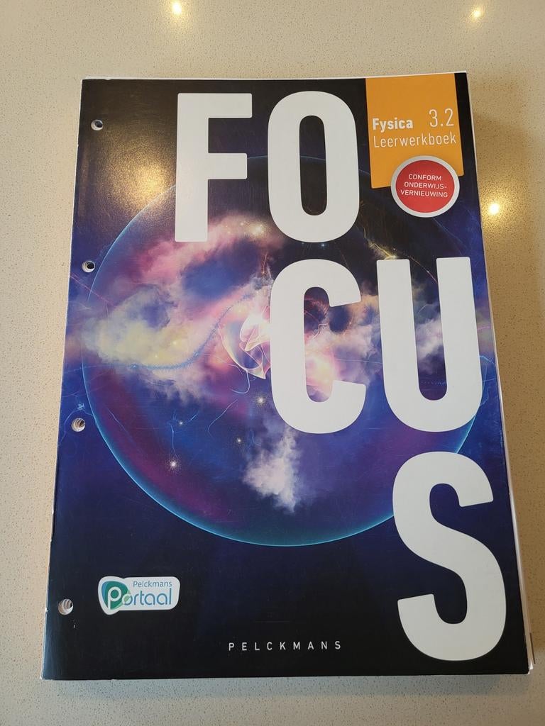 Focus Fysica 3.2 Leerwerkboek (inclusief Pelckmans Portaal), Boeken, Ophalen of Verzenden, Nederlands