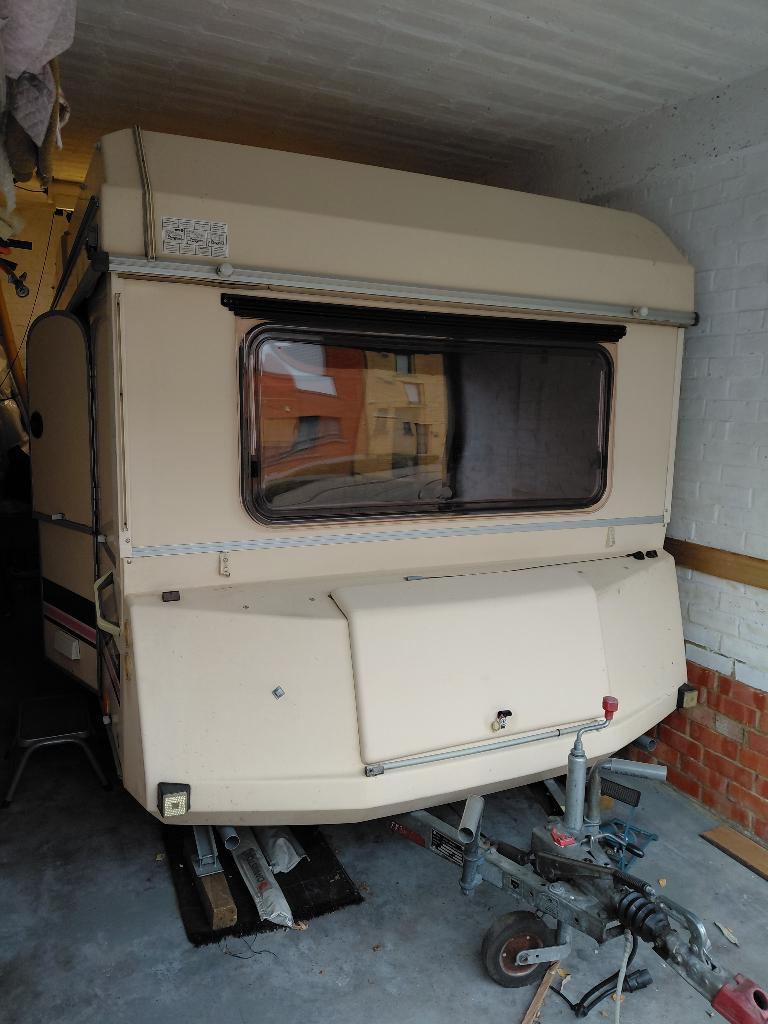 Esterel C34 Opvouwbare caravan met topvolume, Caravans en Kamperen, Dwarsbed, Esterel, 750 - 1000 kg, Particulier