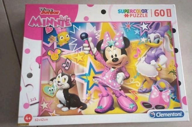 Puzzel Minnie Mouse, Enlèvement ou Envoi, Plus de 50 pièces, Utilisé, 4 à 6 ans