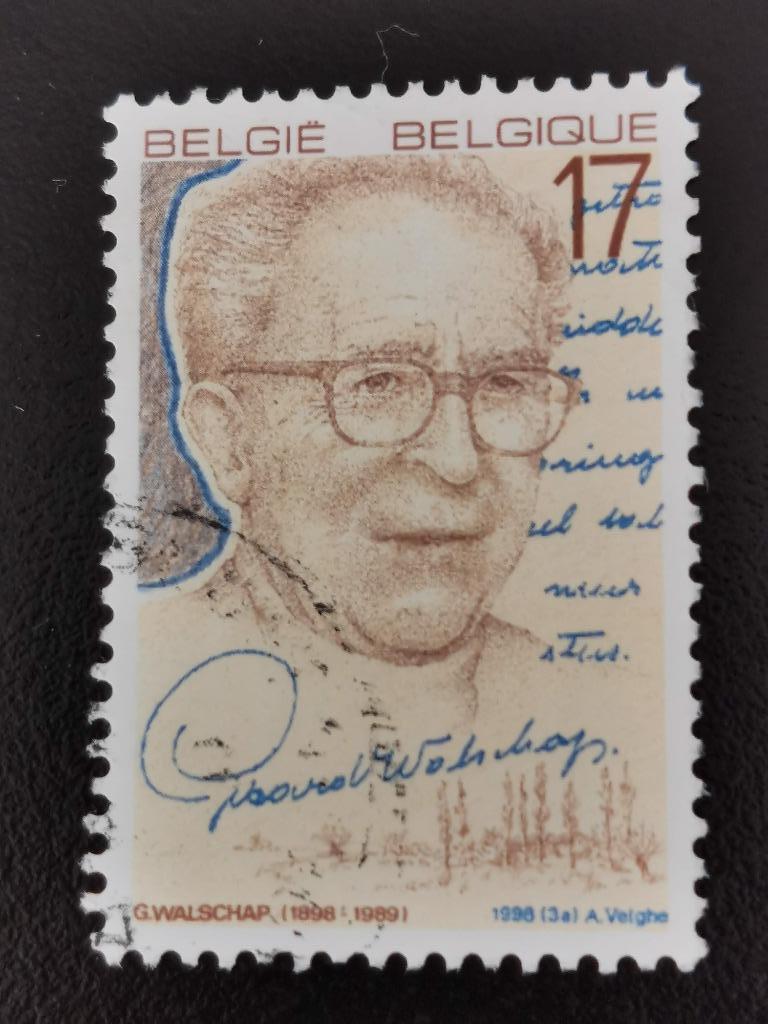 Belgie 1998 - Literatuur - Gerard Walschap, Ophalen of Verzenden, Gestempeld