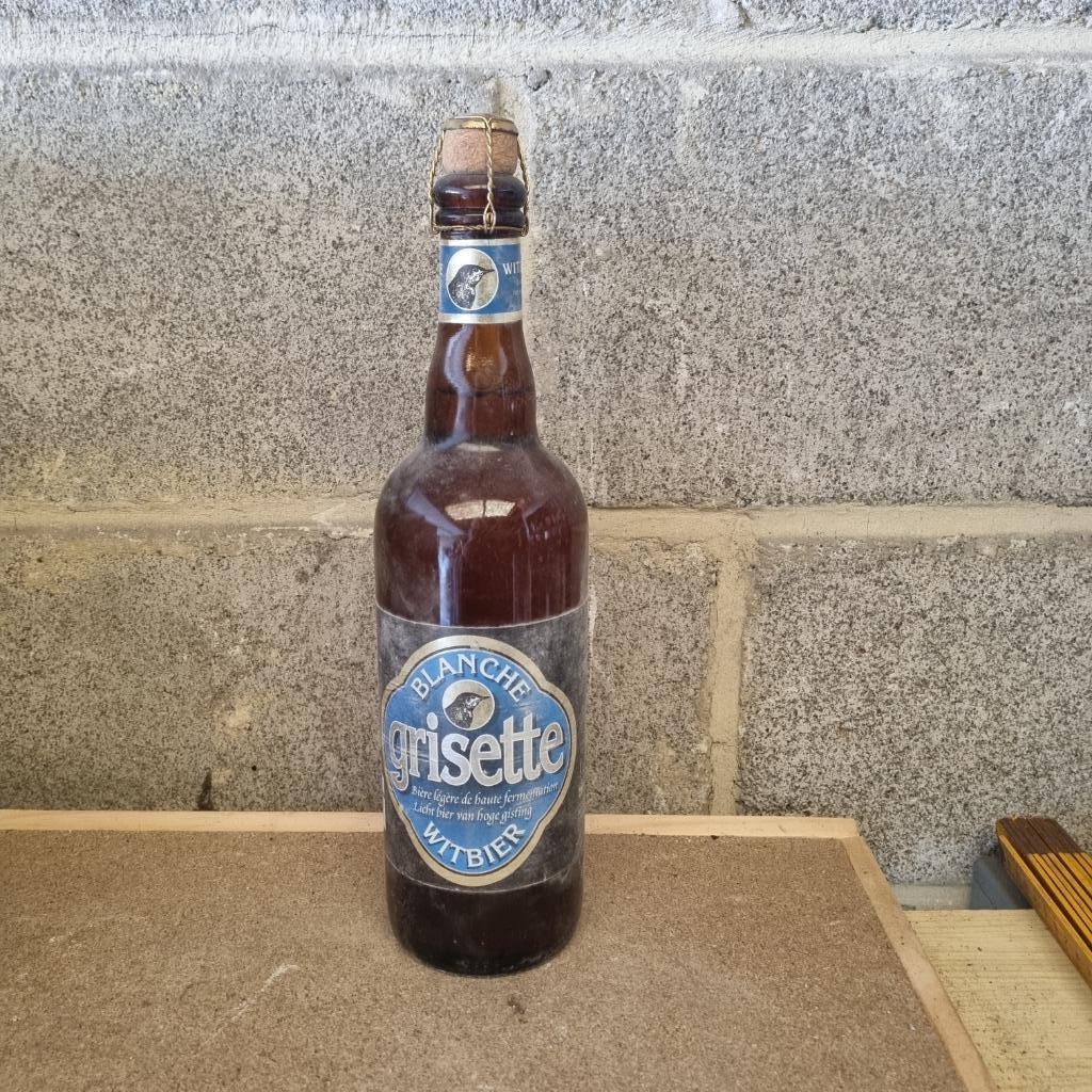 Bouteille de bière Grisette Blanche - Witbier, Collections, Enlèvement ou Envoi, Utilisé, Bouteille(s), Autres marques