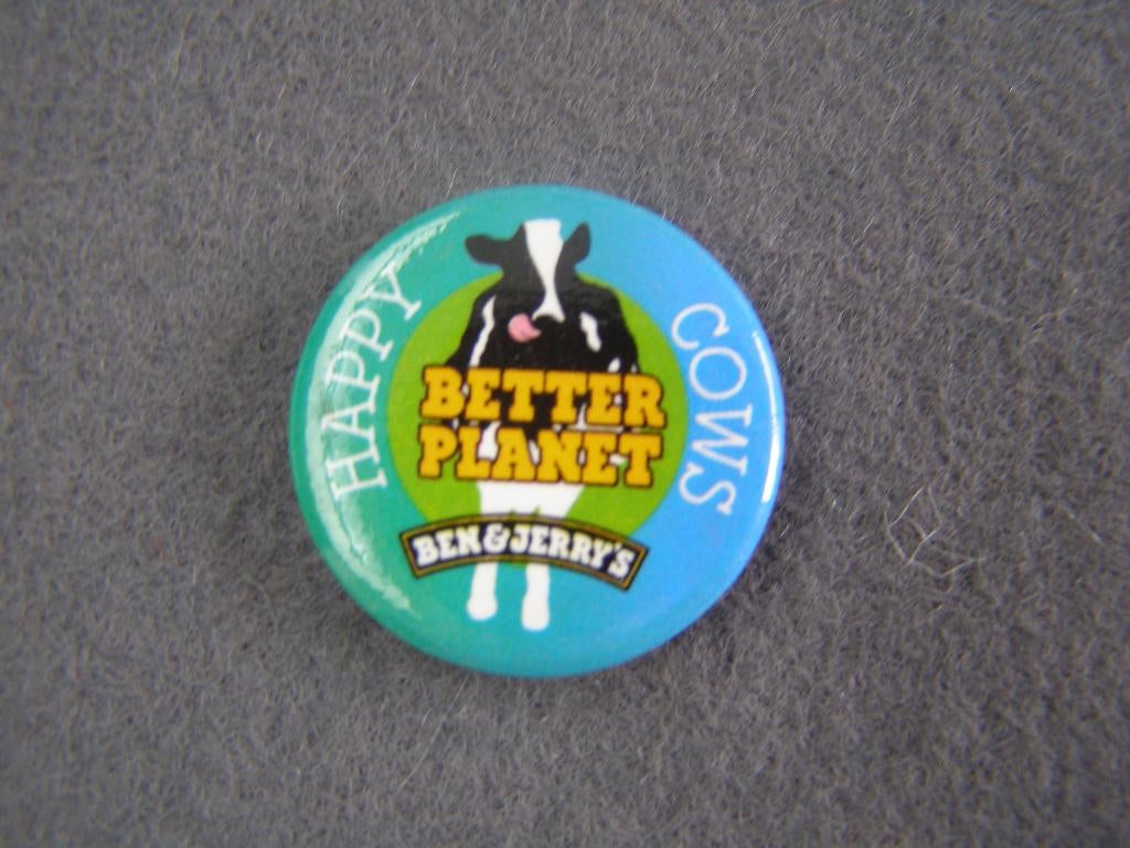 Bouton : Ben & Jerry's, Enlèvement, Comme neuf, Marque, Bouton