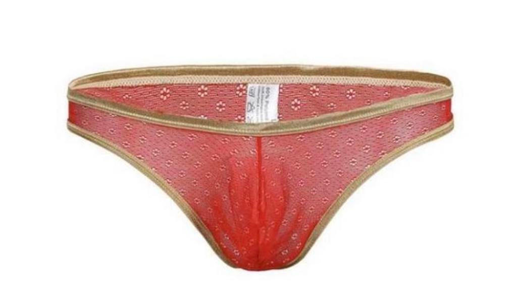 Rood stringetje maat M-L, Verzenden, Rood, Overige typen