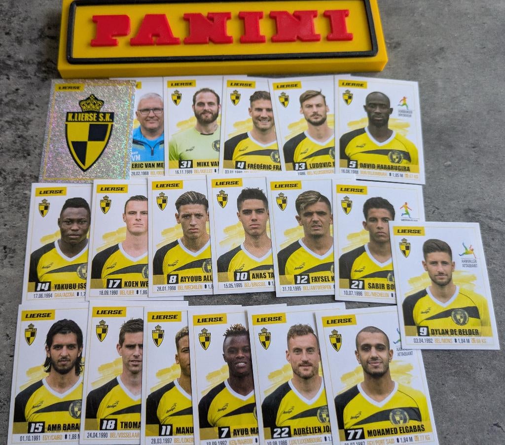 PANINI FOOTBALL 2017 19 AUTOCOLLANTS LIERSE FOOTBALL, Enlèvement ou Envoi, Neuf