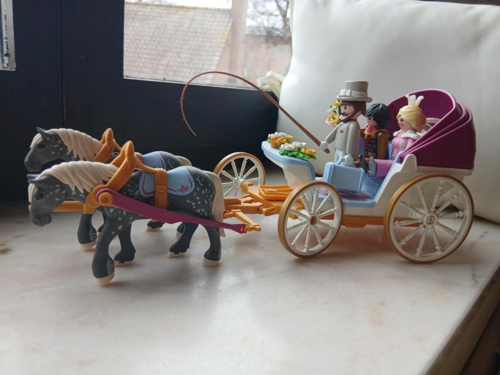 Playmobil paardenkoets, Ophalen, Zo goed als nieuw