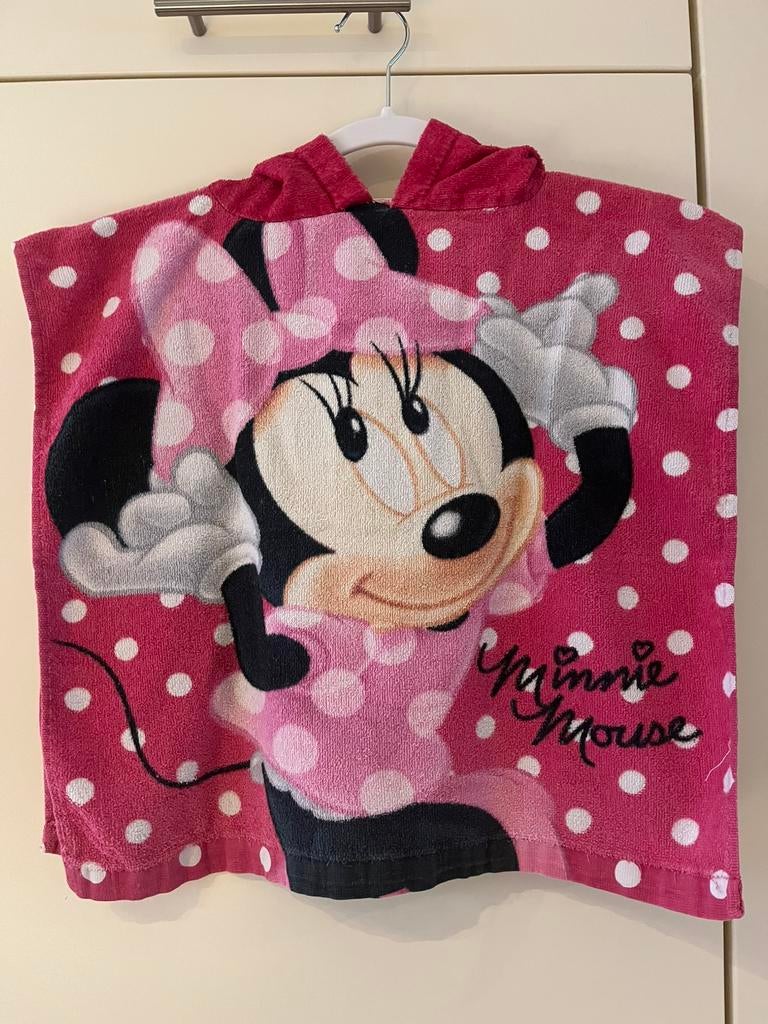 Badcape Minnie Mouse, Kinderen en Baby's, Kinderkleding | Kinder-zwemkleding, Ophalen, Gebruikt, Meisje, One size