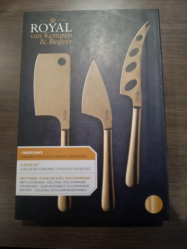 kaasmessen, Ophalen, Nieuw, Inox of Chroom, Bestekset