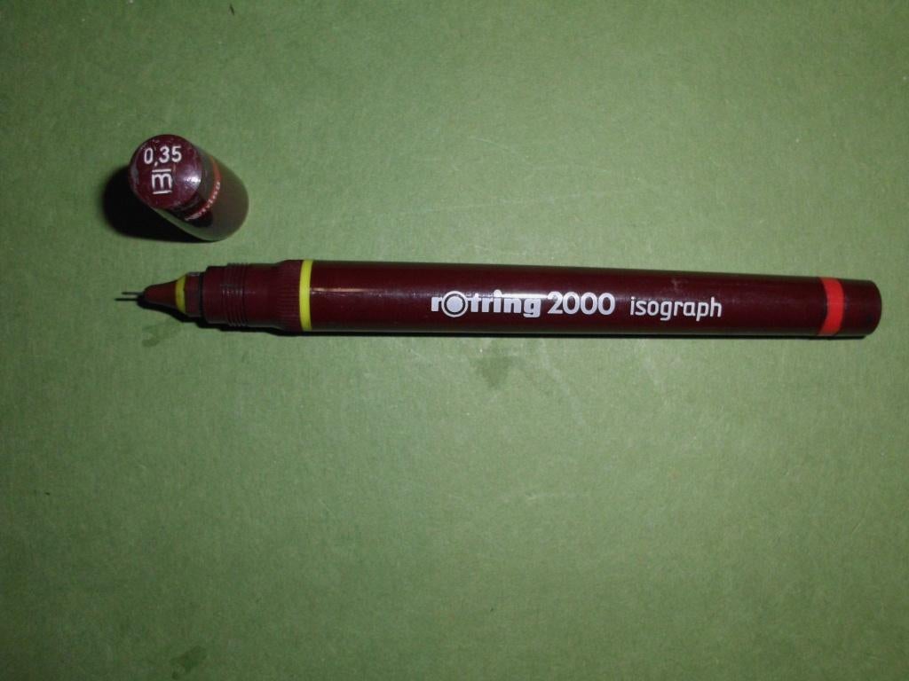Stylo rotatif Isograph 0,35 mm, Enlèvement, Comme neuf