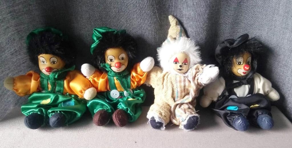 clown popjes, Verzamelen, Poppen, Ophalen of Verzenden