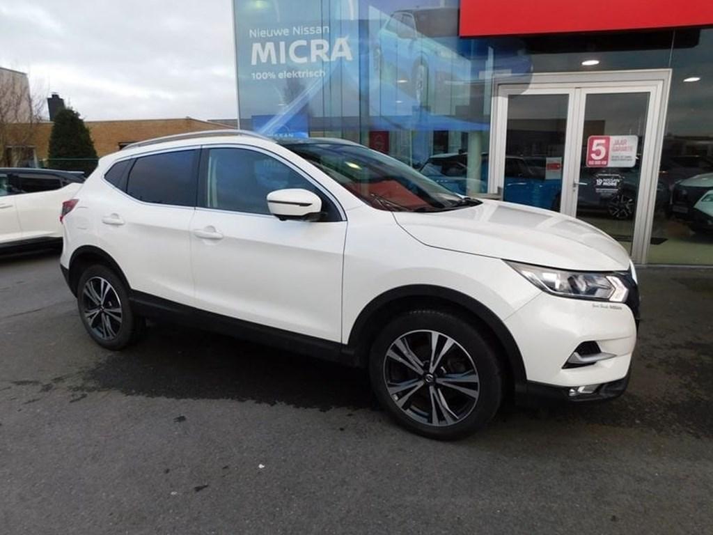 Nissan Qashqai 1.3 DIG-T N-Connecta  3 JAAR WAARBORG, Emergency brake assist, Wit, Bedrijf, 103 kW