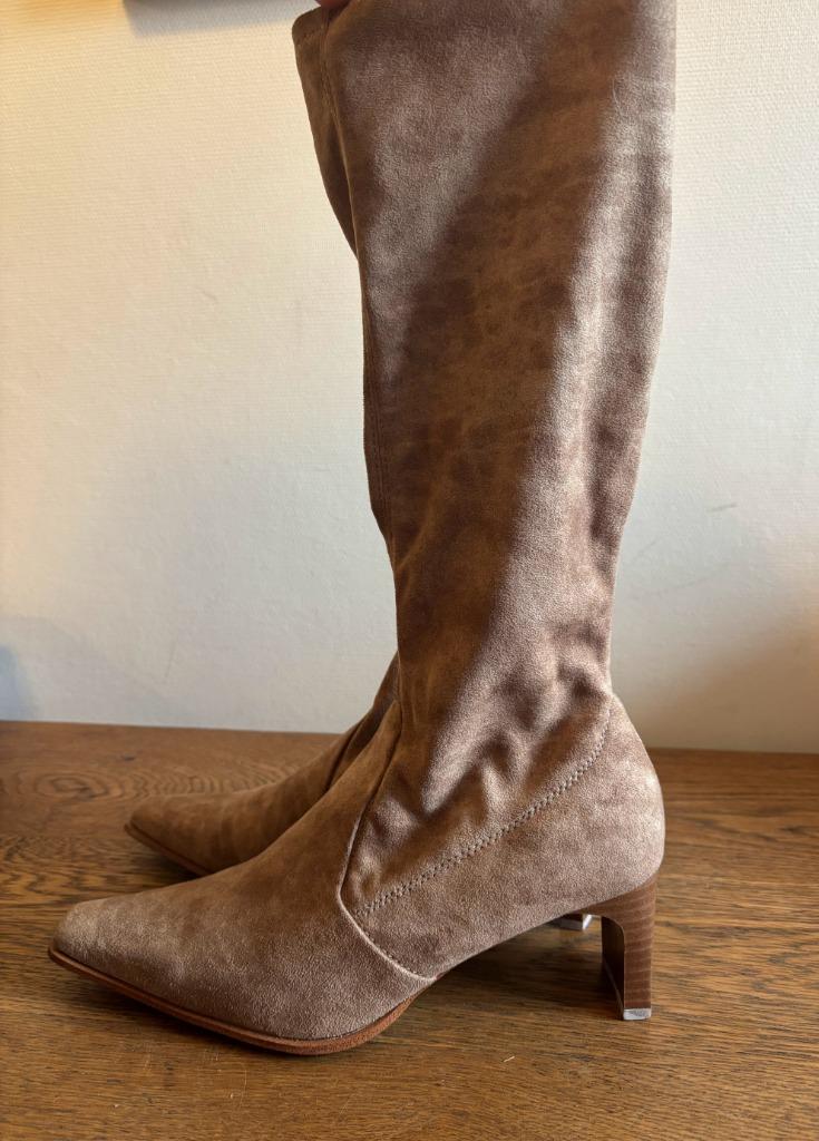 Beige hoge laarzen TORFS knielaarzen maat 38, Enlèvement ou Envoi, Beige, Comme neuf, Bottes hautes