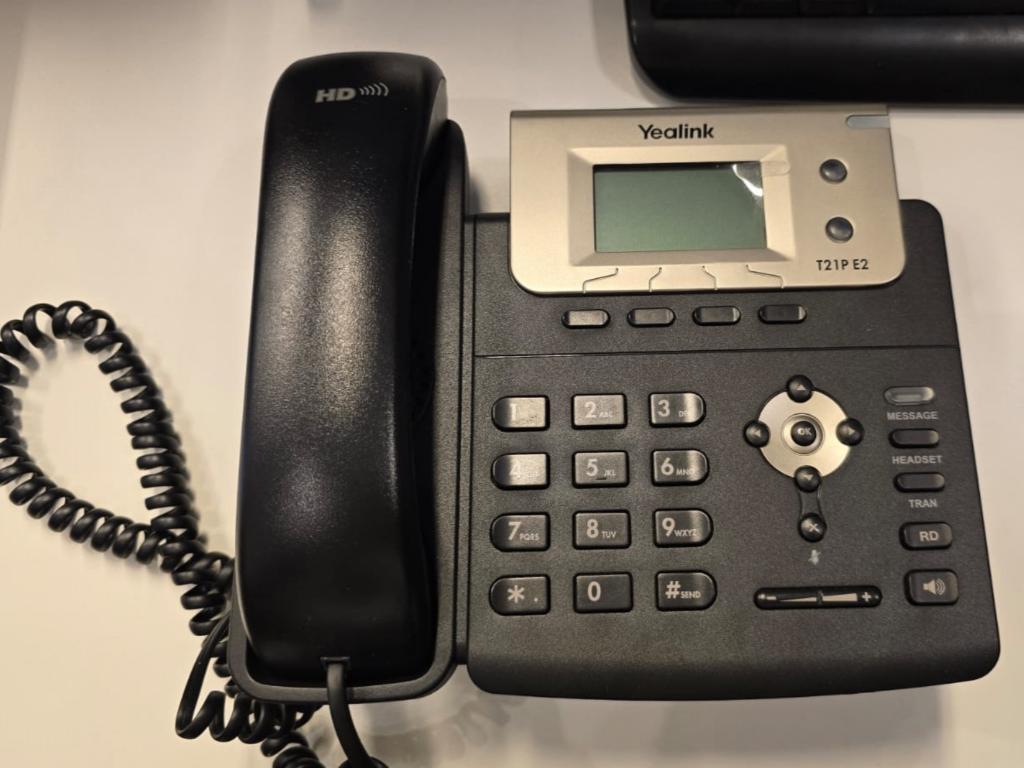 Yealink SIP-T21P E2 IP telefoon, zwart, Ophalen, Gebruikt