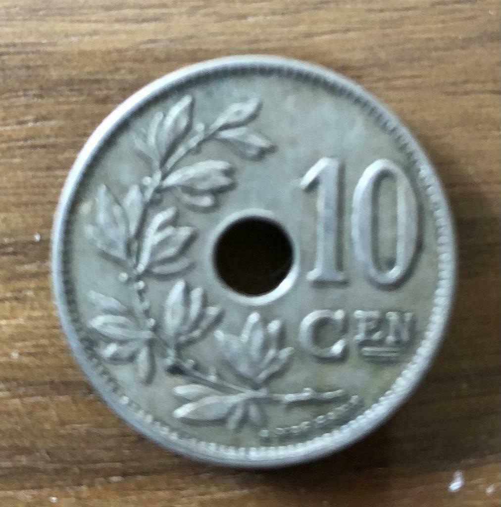 Monnaie belge 10 Centimes 1928, Envoi