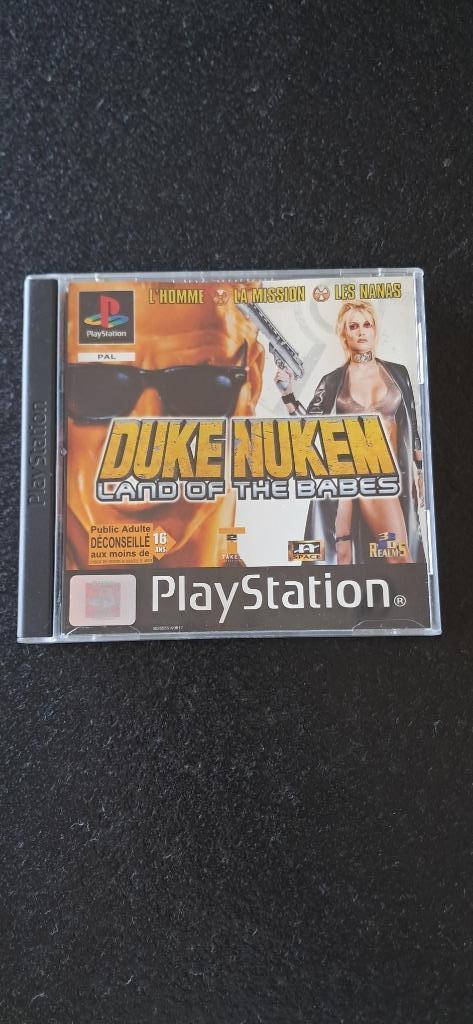 PS1 Duke Nukem Land of the Babes PAL compleet, Games en Spelcomputers, Ophalen of Verzenden