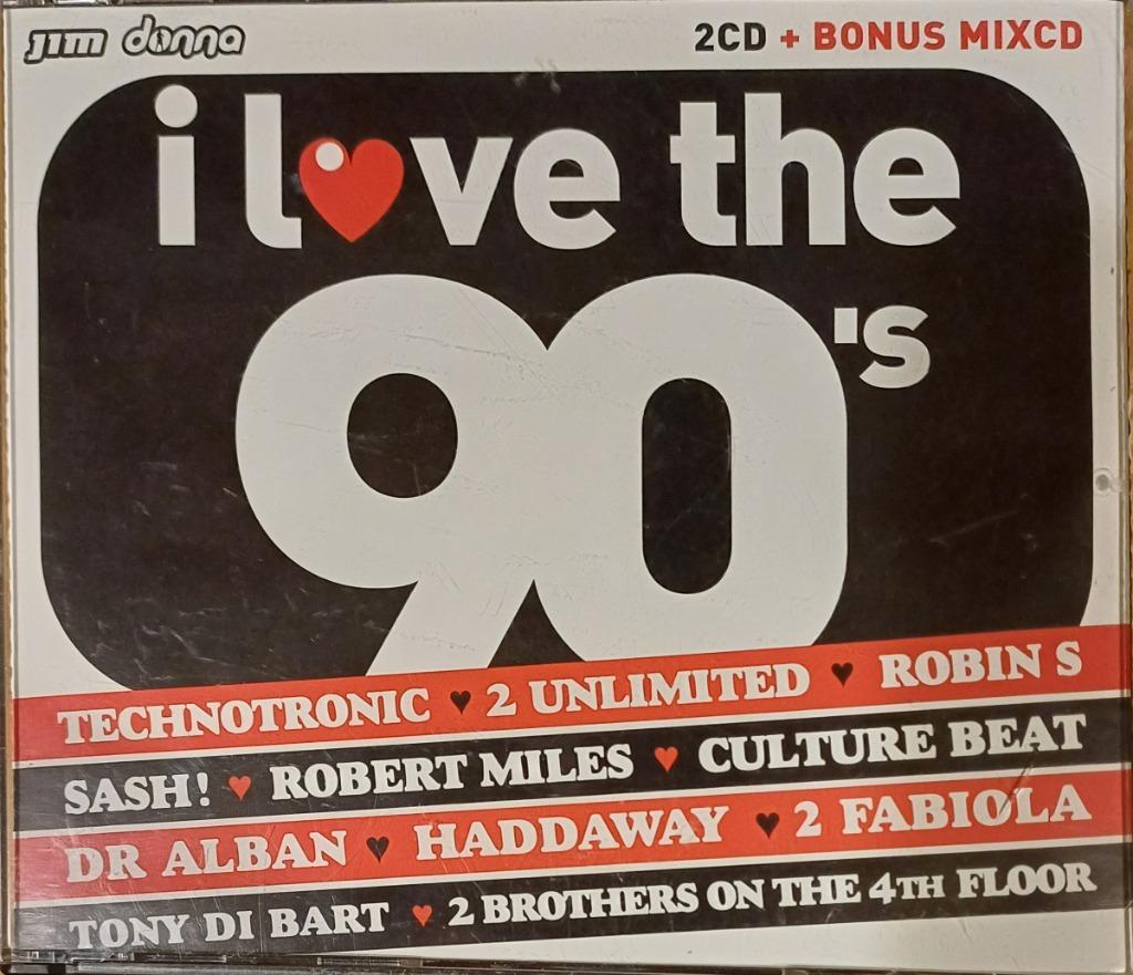 3xCD:  I Love The 90's (ARS, Universal, Jim, Donna), Ophalen of Verzenden