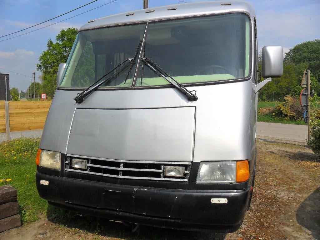 Mobilhome Chevrolet., Caravans en Kamperen, Koelkast, Caméra de recul, 7 tot 8 meter, Diesel