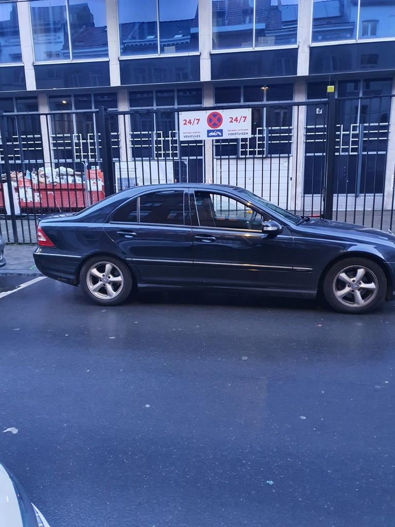 Mercedes C180, Auto's, Automaat, Stof, Blauw, Overige kleuren