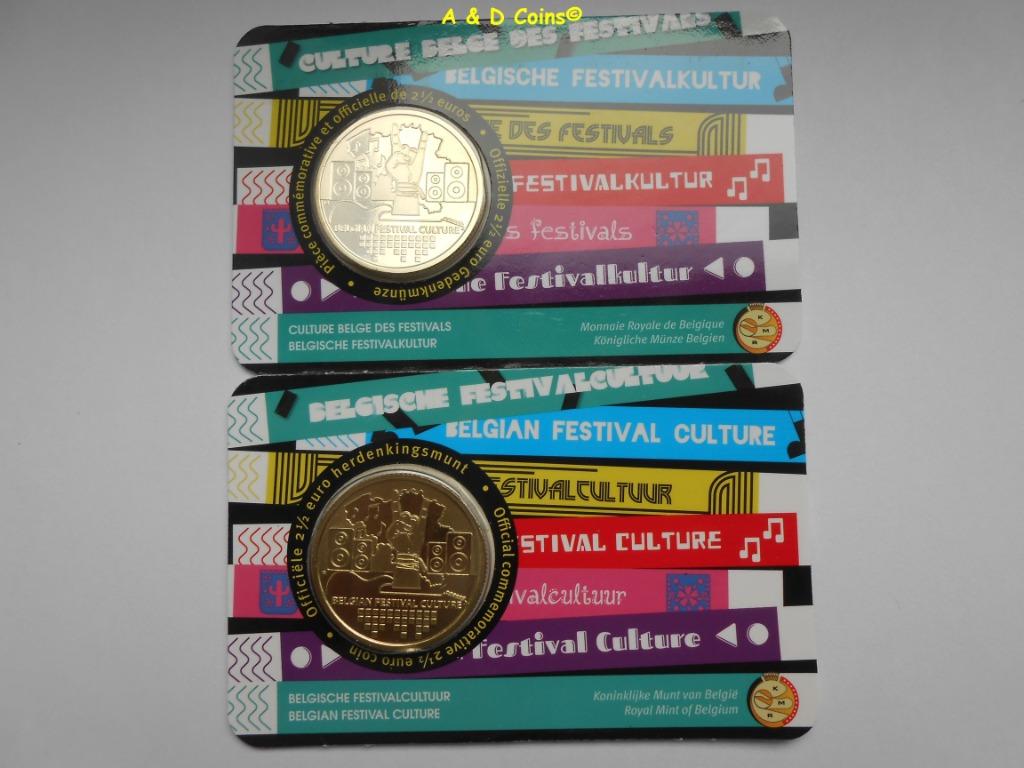 Belgie 2,5 € coincard 2023, Ophalen of Verzenden, België, Overige waardes, Losse munt