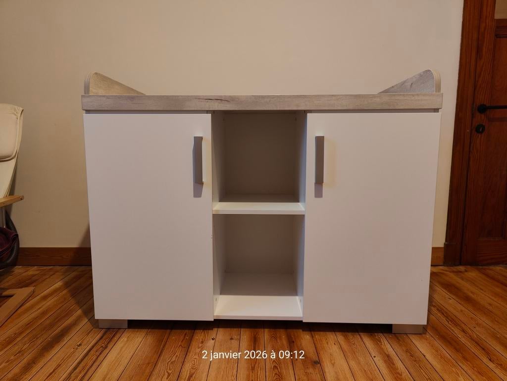 Commode Alisa Transland - Table à langer, 90 à 105 cm, Espace pour les pieds, Comme neuf, Enlèvement