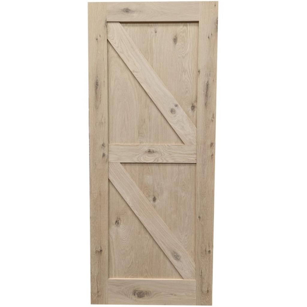 Eiken binnendeur | deur | binnendeur | barndeur | eiken deur, Doe-het-zelf en Bouw, Ophalen, Nieuw, Hout, Binnendeur