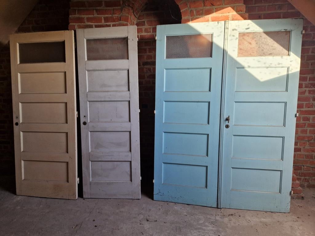 Antieke massief houten binnendeuren, Ophalen