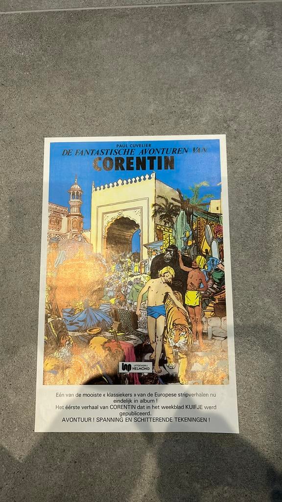 Cuvelier Corentin affiche 1978, Enlèvement ou Envoi, Neuf