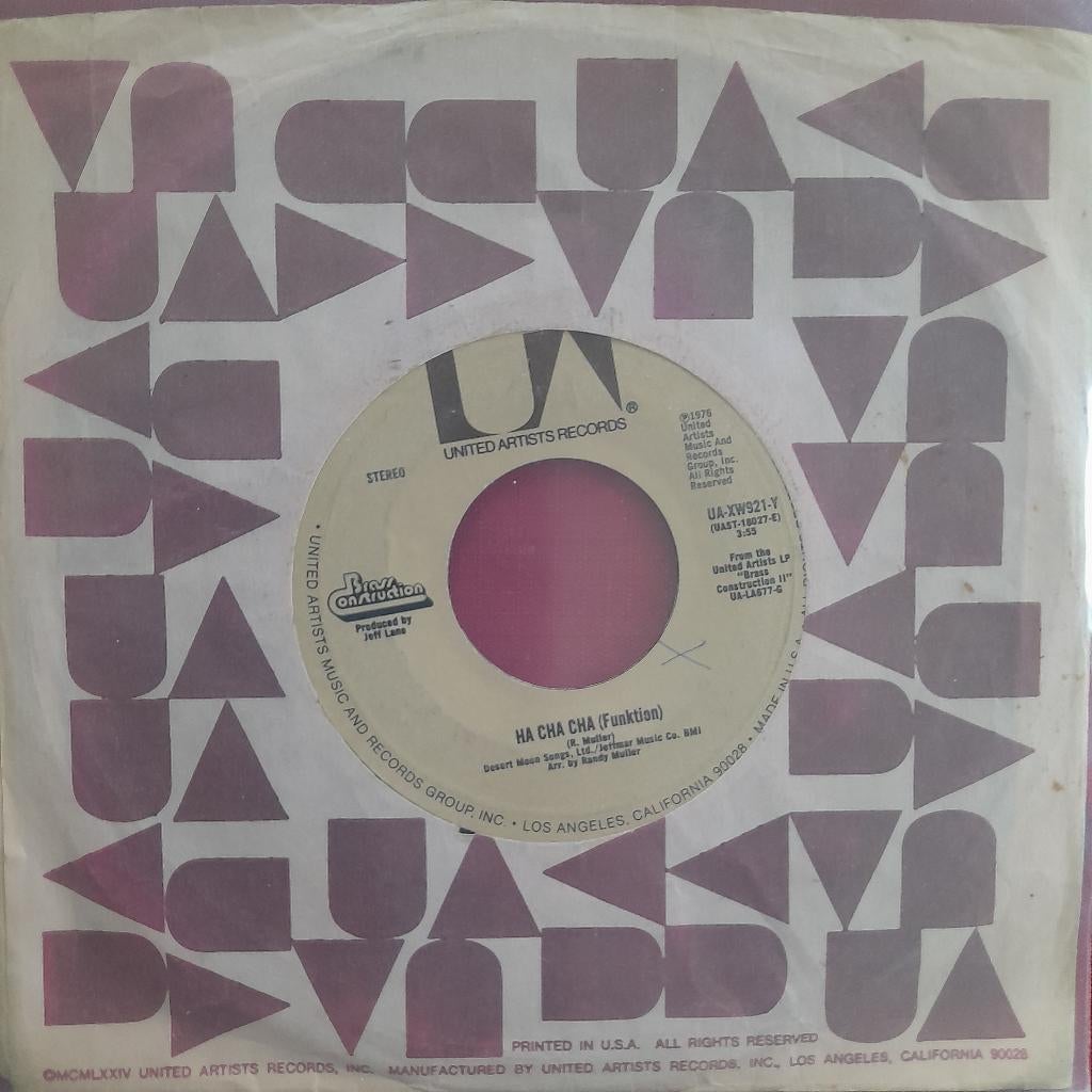 Brass construction-Ha cha cha (funktion)7'', Ophalen of Verzenden, Gebruikt, Pop