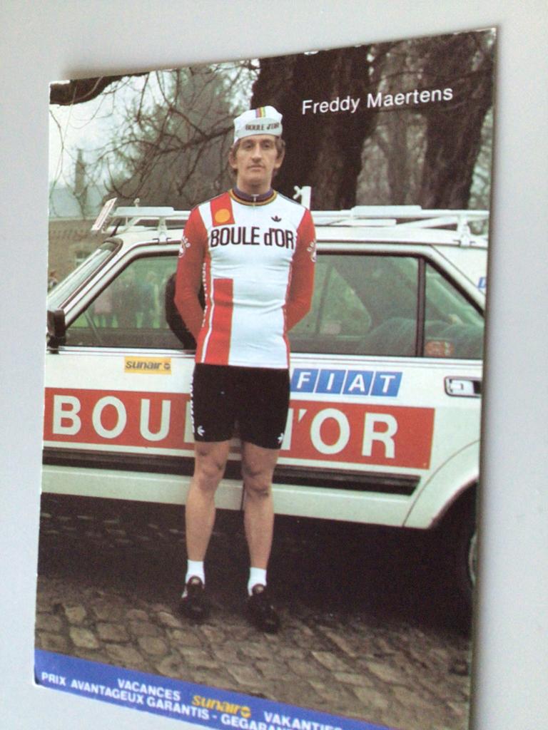 Wielerkaart team colnago freddy maertens, Sports & Fitness, Cyclisme, Envoi