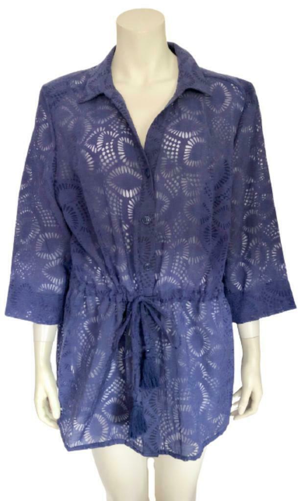 Chemisier, gilet, veste Un Jour Ailleurs - S 40/42, Taille 36 (S), Comme neuf, Bleu, Manteau