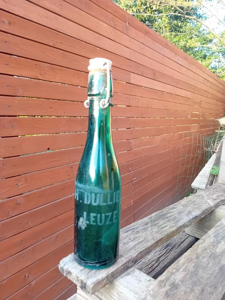 Ancienne bouteille de bière vintage Dullier Leuze, Enlèvement ou Envoi, Utilisé