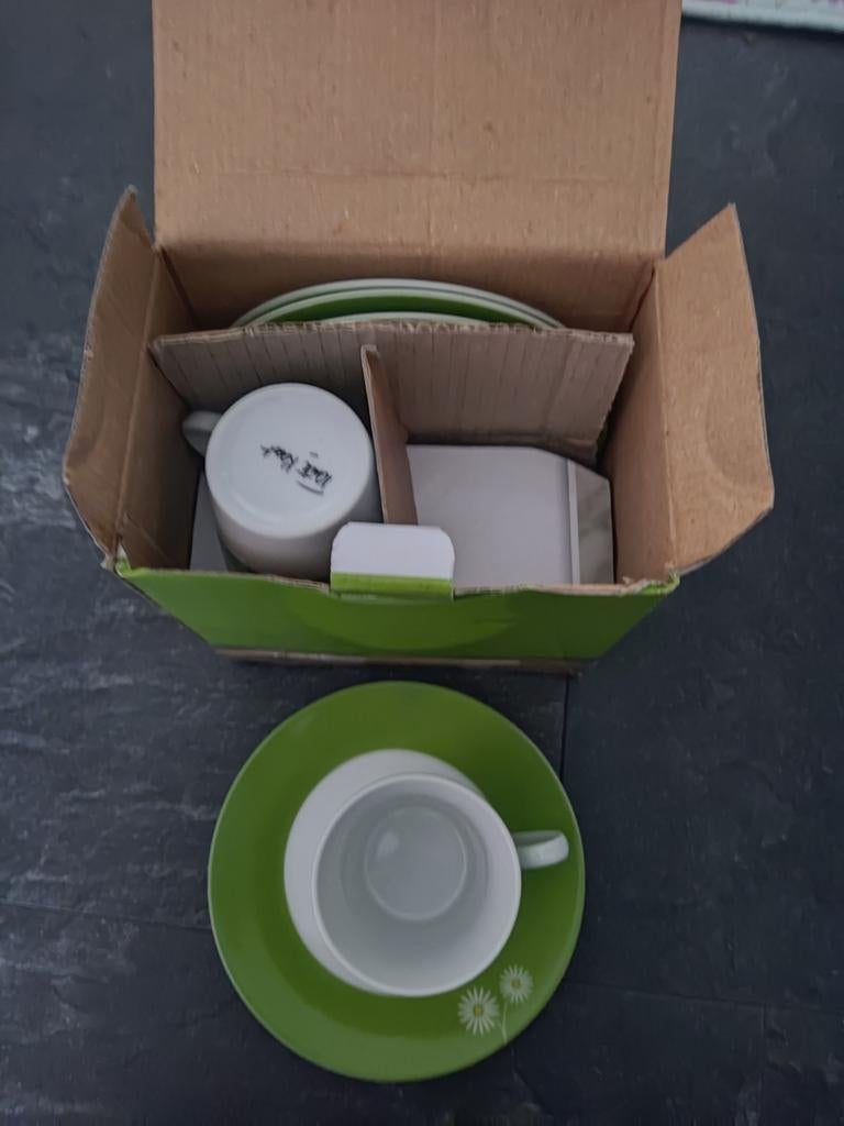 Tante Kaat ontbijtservies Nieuw!, Ophalen