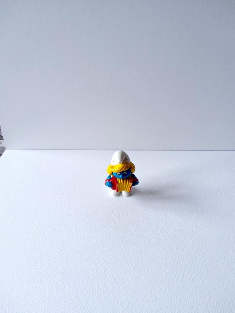 Plagiat Smurfin met accordeon, Verzamelen, Ophalen of Verzenden, Zo goed als nieuw, Smurfin, Poppetje, Figuurtje of Knuffel