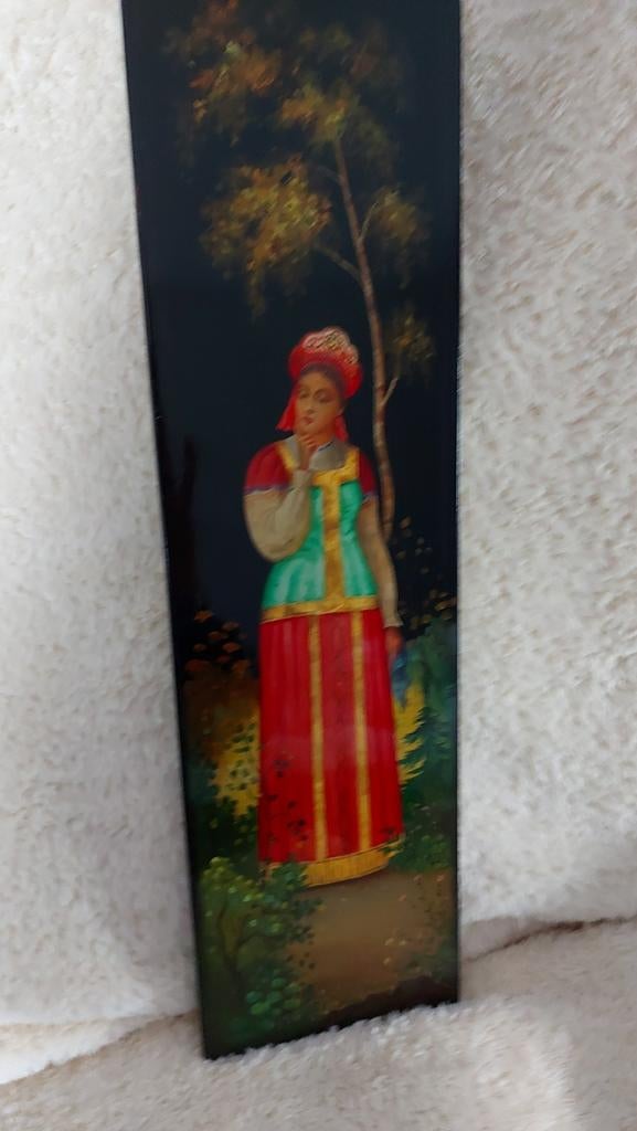 Russisch handgeschilderd werkje, Antiek en Kunst, Ophalen