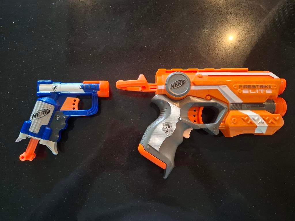 Nerf pistool 2 stuks, Enlèvement, Comme neuf