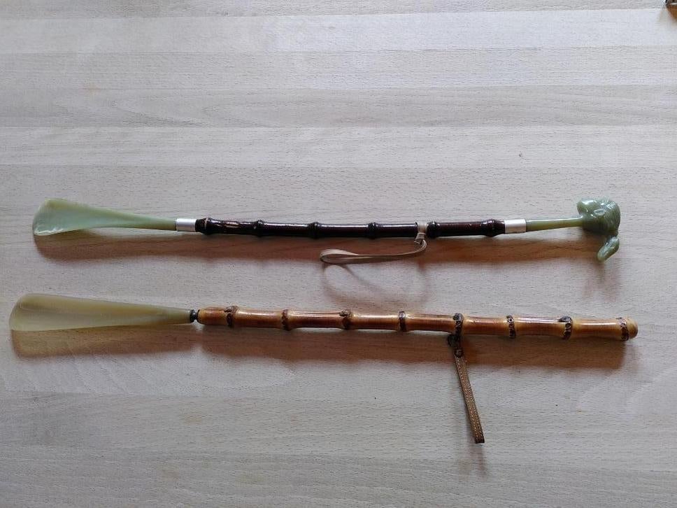 2 chausse-pieds en bois, Divers, Enlèvement ou Envoi, Utilisé