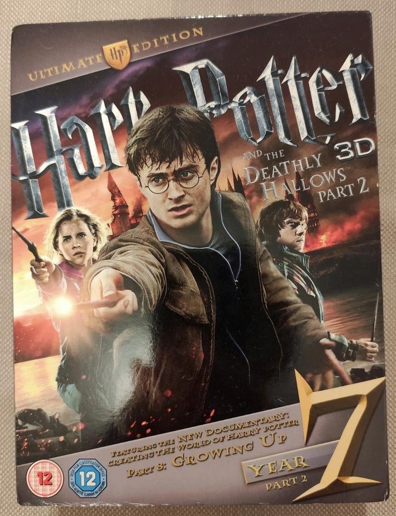 Harry Potter en de Relieken van de Dood - Deel 2 (3D), Cd's en Dvd's, Boxset, Fantasy, Ophalen of Verzenden, Zo goed als nieuw