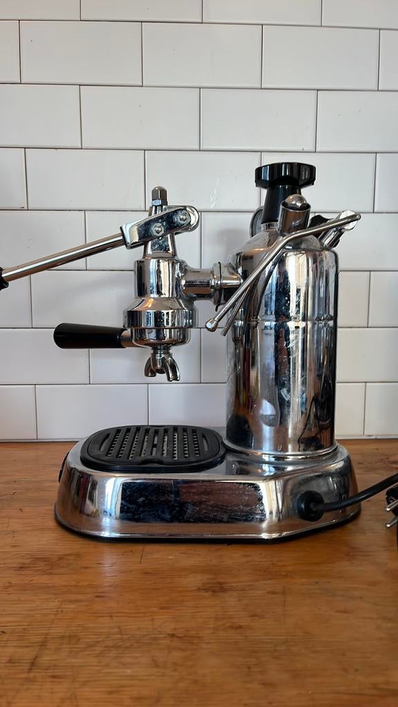 La Pavoni Proffesional espressomachine, Elektronische apparatuur, Ophalen, Zo goed als nieuw, Koffiemachine