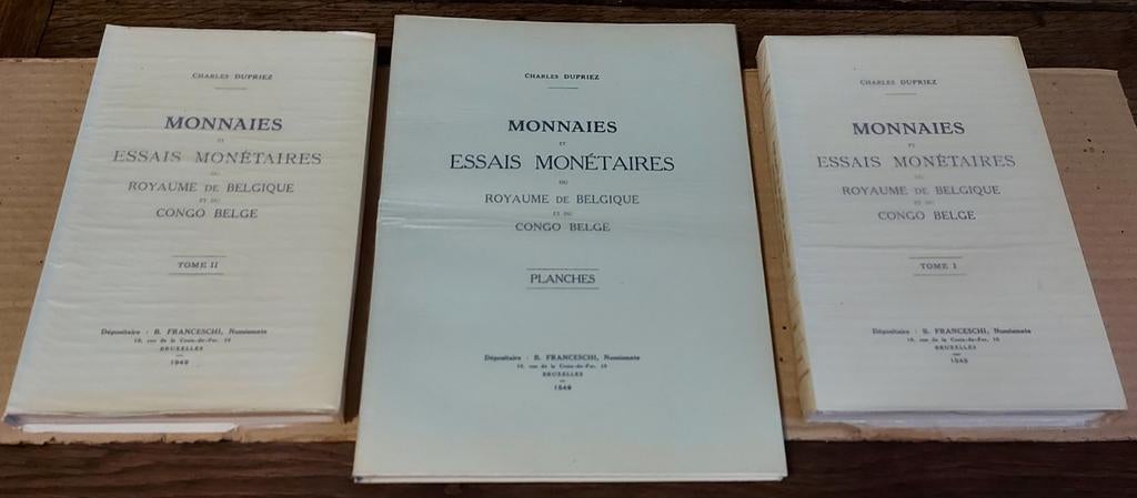 Dupriez proefslagen catalogussen / Nooit gebruikt / Zeldzaam, Postzegels en Munten, Munten | België, Ophalen of Verzenden, Papier