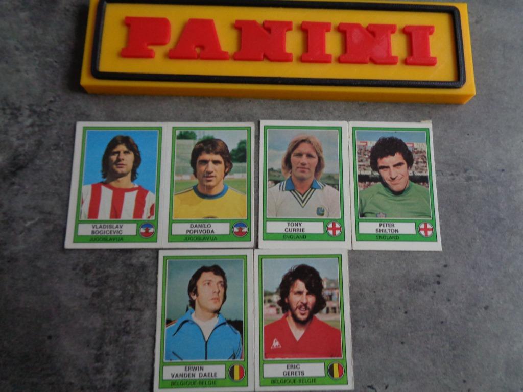 PANINI VOETBAL STICKERS EURO FOOTBALL 78 3 verschillende nrs, Hobby en Vrije tijd, Stickers en Plaatjes, Verzenden