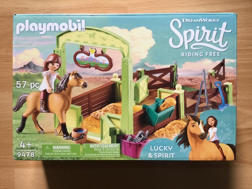 Playmobil Spirit Lucky & Spirit met paardenbox, Kinderen en Baby's, Ophalen of Verzenden, Complete set