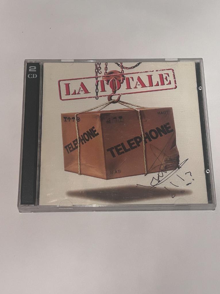 jean louis aubert - telephone double Cd signé, Enlèvement ou Envoi