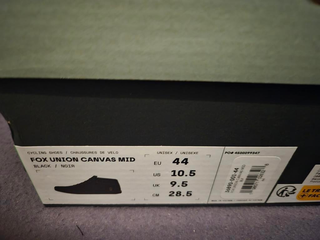 Fox Union Canvas MID maat 44, Fietsen en Brommers, Ophalen