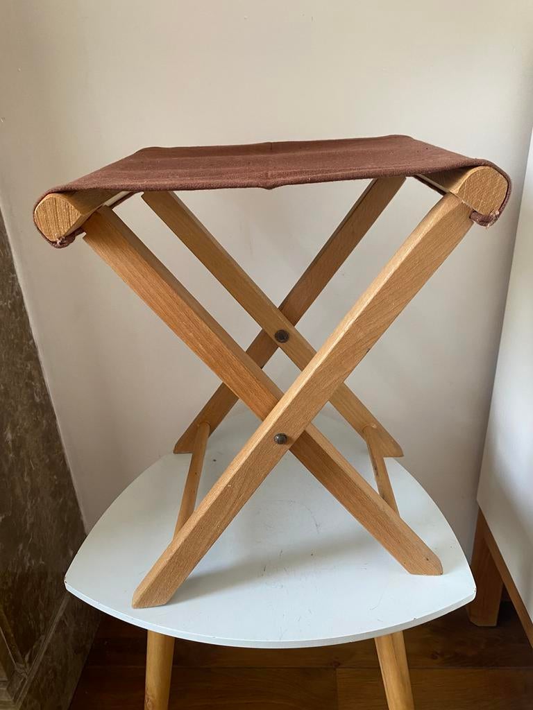 Tabouret vintage, Maison & Meubles, Enlèvement ou Envoi, Comme neuf, Bois