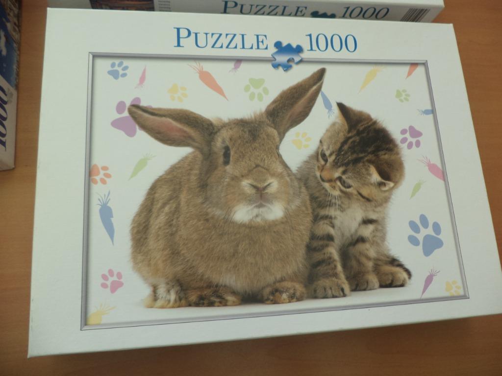 puzzel 1000 st : Disney, dieren, koraal,.... en puzzelmat, Ophalen of Verzenden, 500 t/m 1500 stukjes, Zo goed als nieuw, Legpuzzel
