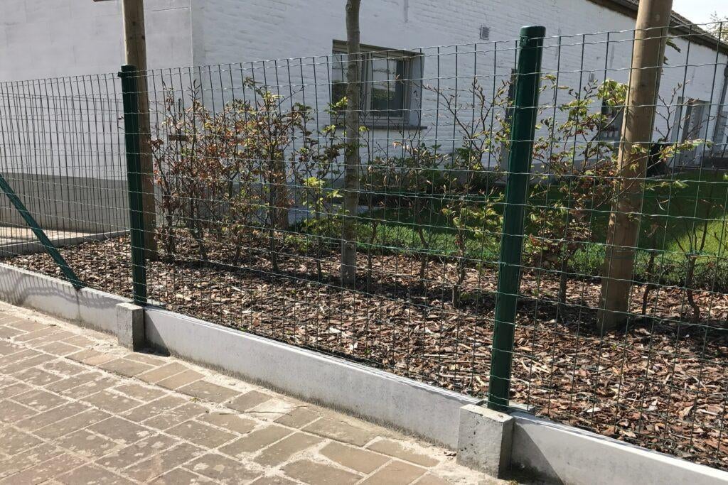Combipoer, Aluminium Paal, Tuin en Terras, Ophalen, Nieuw, Gaas