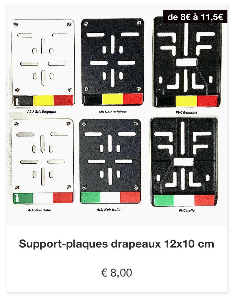 Support-plaque drapeau 12x10cm, Vélos & Vélomoteurs, Accessoires vélo | Autres Accessoires de vélo, Neuf, Enlèvement ou Envoi