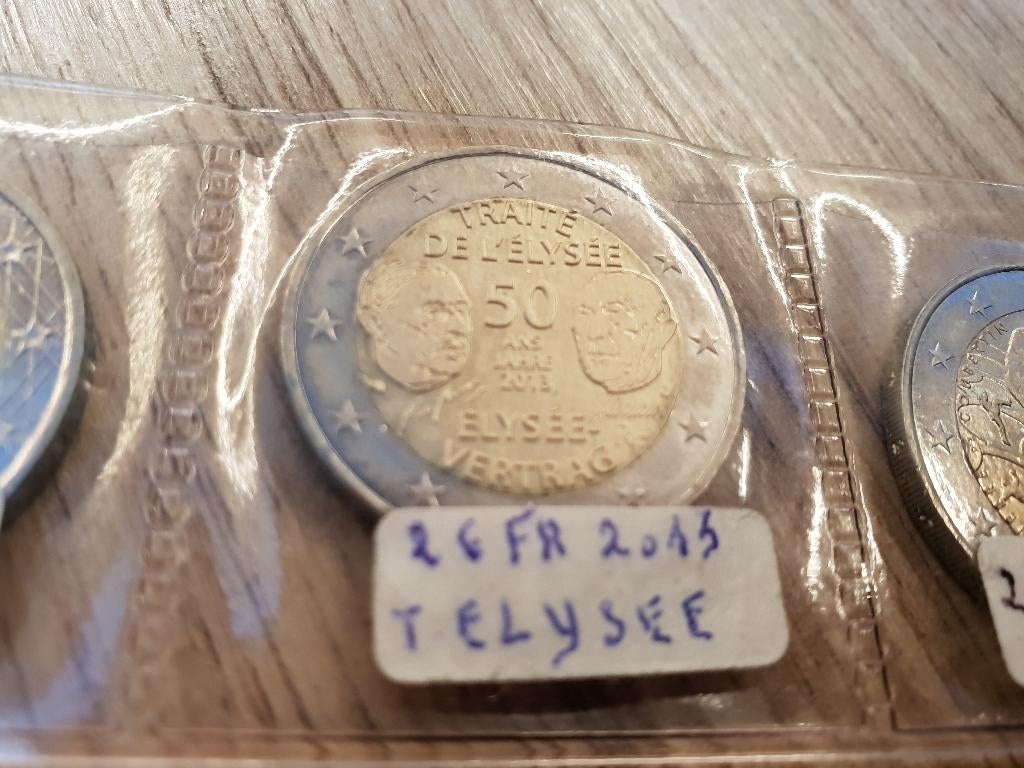 2 euros Traité de l'Élysée fr 2013, Enlèvement ou Envoi, France, 2 euros