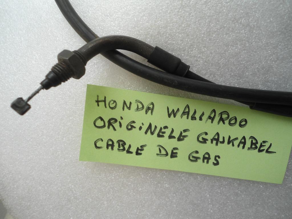 honda wallaroo : câble de gaz d'origine, très bon état, Enlèvement, Comme neuf, Carburateur, Honda wallaroo