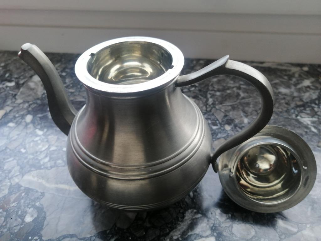 Théière en étain, Enlèvement, Neuf, Autres matériaux