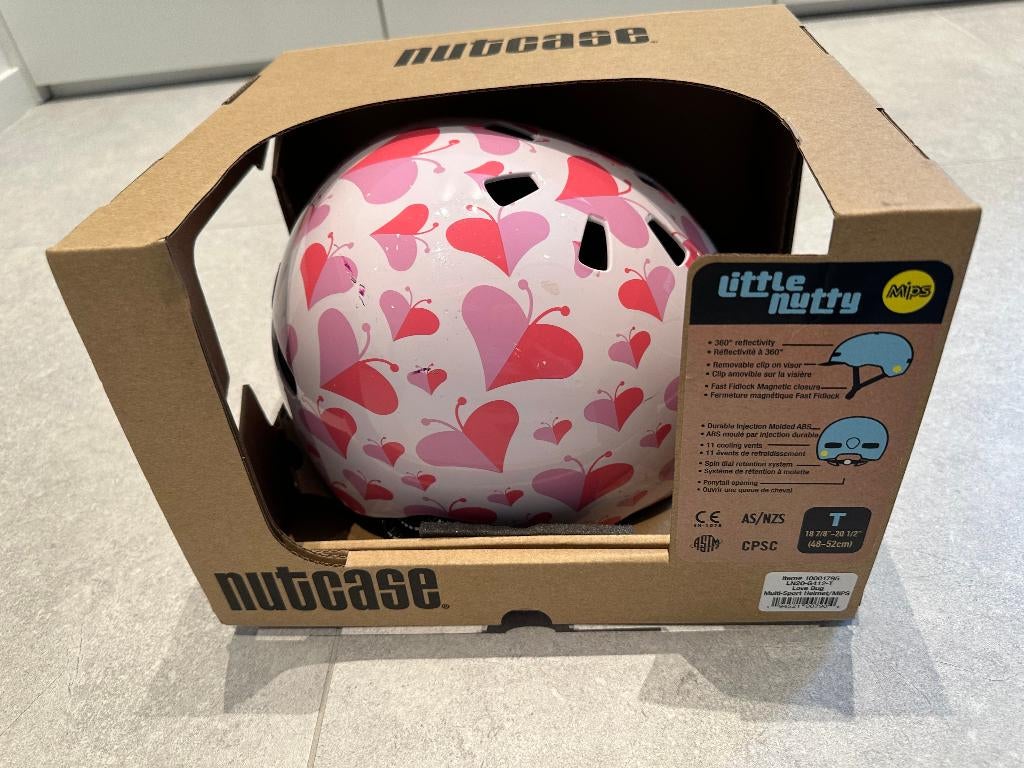 Fietshelm merk NUTCASE Maat T (48-52cm), Fietsen en Brommers, Fietsaccessoires | Fietshelmen, Zo goed als nieuw, Jongen of Meisje